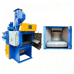 เครื่องพ่นทรายอัตโนมัติแบบสายพานลำเลียงสำหรับทำความสะอาดพื้นผิวโลหะ - Product Image 1