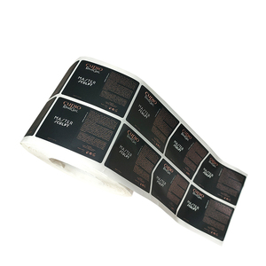 Tùy Chỉnh Mỹ Phẩm Sản Phẩm Logo Chai Nhãn Vinyl Lá Vàng Với Uv Bóng Sticker Dính In Ấn Không Thấm Nước Nhãn In Ấn - Product Image 4