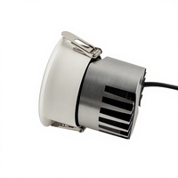 Spot LED encastré anti-éblouissement moderne 6W 10W 17W 3CCT, boîtier en aluminium, design pour centre commercial, encastré au plafond, IP20