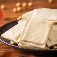 Tofu séché naturel, riche en protéines, à base de plantes, en tranches, saveur naturelle de soja, paquet de 320g