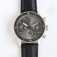 Montre pour homme professionnelle automatique mécanique avec chronographe Flyback personnalisé, squelette, boîtier en or rose et cadran bleu, design époustouflant