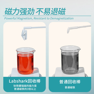 Varillas de Agitación de PTFE Labshark de 250, 300, 350 y 400 mm, Resistentes a Ácidos y Álcalis, para Uso en Laboratorio - Product Image 2