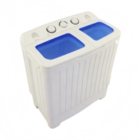 Lave-linge portable semi-automatique électrique à double cuve pour usage domestique et hôtelier, haute efficacité