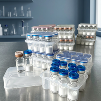 Poudre lyophilisée de qualité cosmétique à 99% de pureté, poudre lyophilisée bleue, OEM, étiquette privée - Matières premières cosmétiques pour éclaircir la peau