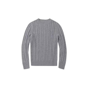 <strong>Men's</strong> Cotton-Blended Pullover <strong>Sweater</strong> with <strong>Turtle</strong> <strong>Neck</strong> Embroidered Logo Cable Knit Pattern Anti-Shrink Feature <strong>for</strong> Autumn - Product Image 5