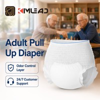 Paquete Económico Kimlead de Pañales Desechables para Incontinencia Diaria, Suministro Institucional, Pañales para Adultos
