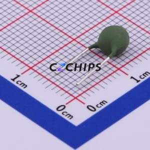 Termistor PTC WMZ11A-75L122NSP600B8-E5B, Componente de Montaje en Orificio (THT), P=5mm, Resistencia 1.2kOhm 30% 265V - Product Image 2