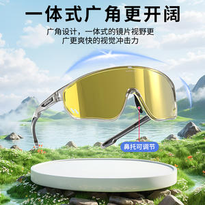 Lunettes de cyclisme Whale YDJ-301, monture en plastique, anti-vent, protection UV, lunettes de sport d'extérieur pour hommes - Product Image 4