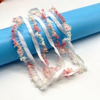 Bande élastique en dentelle papillon colorée de 1,8 cm pour accessoires de poupée DIY, bordure en nylon et élasthanne pour la décoration de vêtements pour animaux de compagnie