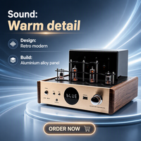 Penguat Audio Stereo Hifi Daya Tinggi Ringkas BT Koaksial Optik Foto 120W dengan Remote Control