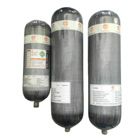 Cylindre SCBA en fibre de carbone à air comprimé, capacité multiple, 6,8 L, 30 MPa, avec intérieur en aluminium, fabriqué sur mesure par Ayon