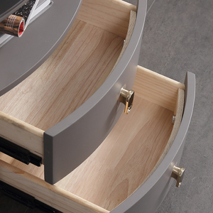 Modern Gray Nightstand Bed <strong>Table</strong> Fashion Bedroom Furniture <strong>Bedside</strong> Cabinet for Sleeping Room Furniture <strong>Tiny</strong> Chest - Product Image 4
