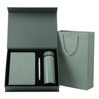 Ensemble Cadeau de Carnets en Petite Série, Ensemble de Trois Pièces, Mug Thermos, Sac Fourre-tout, Ensemble de Carnets Professionnels, Fabricant Original