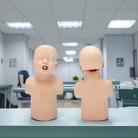 Modelo de Entrenamiento de Primeros Auxilios para Asfixia Infantil, Simulador de Obstrucción de las Vías Respiratorias por Cuerpo Extraño en Bebés, para Entrenamiento de Habilidades de Emergencia en Facultades de Medicina