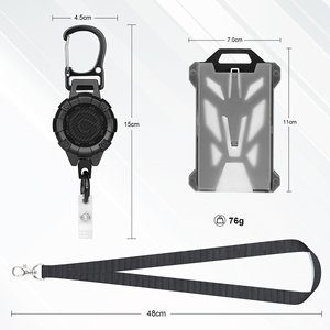 Porte-badge rétractable Handy Booms Fishing GF04, porte-carte d'identité tactique, porte-badge robuste pour la sécurité au bureau - Product Image 6