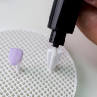 Yucera Support de couronne partielle, outil auxiliaire de laboratoire pour positionnement précis, pâte de frittage
