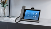 Téléphone fixe IP VoIP avec écran tactile HD de 10,1 pouces, vidéoconférence, Android 12, Wi-Fi, SIP, Gigabit Ethernet, PoE