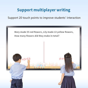 شاشة لمس رقمية تفاعلية ZDHQ بدقة 4K مقاس 65/75/86/98 بوصة تعمل بالأشعة تحت الحمراء لنظام ويندوز للفصول الدراسية والمؤتمرات - Product Image 3