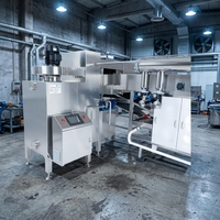 Machine à nouilles instantanées en acier inoxydable, machine d'emballage automatique de nouilles en forme de coussin, économiseur d'huile