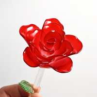 Bunga Mawar Kristal JY K9 dengan Vas - Kerajinan Hadiah DIY untuk Hari Valentine & Ulang Tahun
