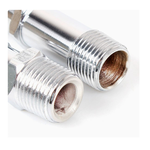Ensemble de raccords de tuyau de chauffage 3/4" et 5/8", adaptateurs de tuyau de liquide de refroidissement nickelés pour pompe à <span class=keywords><strong>eau</strong></span> et collecteur d'admission moteur Chevy GM LS - Product Image 5