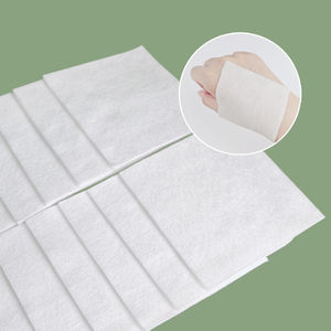 Marque privée 100 pièces 7,5*7,5 cm 100% coton, outil cosmétique, soin de la peau, coussinets carrés en coton doux pour le visage, coussinets démaquillants - Product Image 1