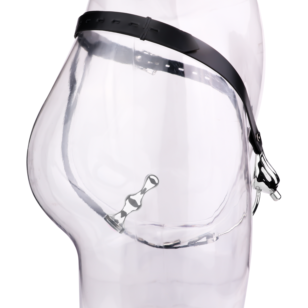 FRRK-277 d'argento + argento plug-GS004 anale + Belt-PU9