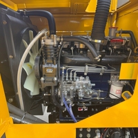 Chargeuse sur pneus robuste à moteur diesel avec boîte de vitesses PLC 75KW, garantie 1 an, entretien facile pour la construction en carrière