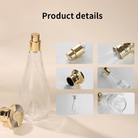 Nouveau design de bouteille de parfum en verre de luxe de haute qualité personnalisé 60ml 120ml 150ml bouteille de parfum emballage avec boîte