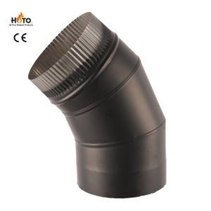 Ce Chứng Nhận Thép Không Gỉ Duy Nhất Tường Ống Khói Bếp Ống Hiện Đại Gỗ Đốt Lò Sưởi Phụ Kiện Để Cài Đặt - Product Image 2