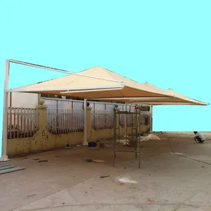 Chống Nắng Tùy Chỉnh Màu Vàng PVC Polycarbonate Tấm Cửa Sunshades Che Mưa Mái Hiên Ngoài Trời