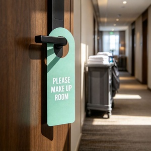Colgadores de Papel para Puerta, Personalizados con Logotipo, para Hotel o Spa, de Primera Calidad, con Forma Personalizada, Promocionales - Product Image 1