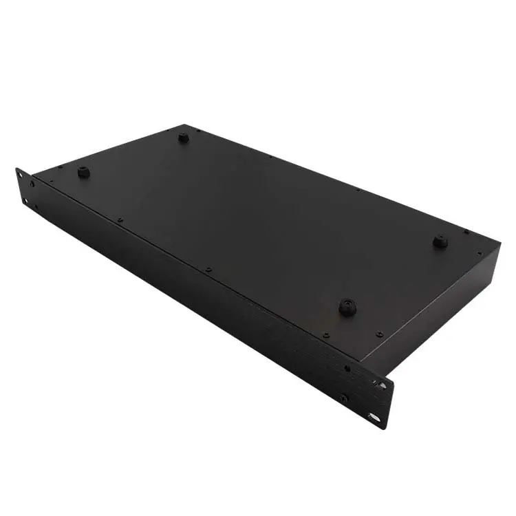 Tùy Chỉnh Tấm Chế Tạo Kim Loại Thiết Kế Chassis Tiêu Chuẩn 19 Inch 1U Rack Mount Máy Chủ Trường Hợp Cho Điện Kim Loại Enclosure