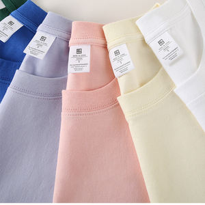 LMT2137 공장 공급 도매 맞춤형 220gsm 100% 면 티셔츠 무지 남성 티셔츠 - Product Image 2