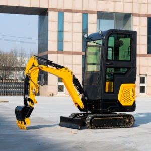 Mini Excavadora Multifuncional con Brazo Giratorio Lateral y Cabina - Product Image 2