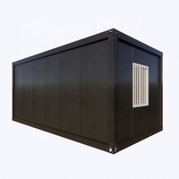 Mini-maison conteneur de luxe personnalisée 10ft 20ft, moderne, mobile, préfabriquée en acier léger, pour bureau, logement ou chambre