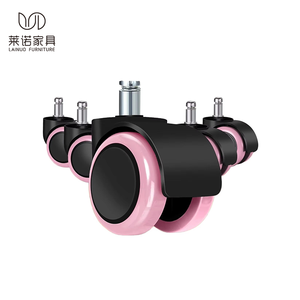 Roue de remplacement en PU silencieuse pour chaise de <span class=keywords><strong>bureau</strong></span>, de réunion, de jeu ou dentaire, 2 pouces, pour sols en bois <span class=keywords><strong>dur</strong></span>, compatible RS-43 - Product Image 1