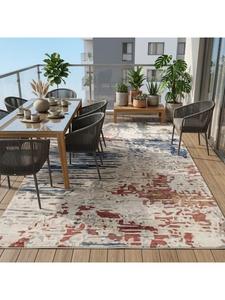 Alfombra de Lana Hecha a Mano, Alfombra de Primera Calidad con Textura Elegante y Diseño Moderno para Sala de Estar y Dormitorio - Product Image 5