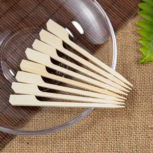 Bastões de bambu para churrasco, acessórios para churrasco, bastão