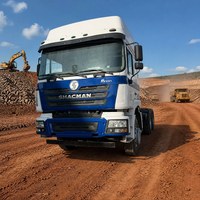 Camion tracteur d'occasion Shacman F3000 10 roues 6x4, tête motrice poids lourd Euro 2 Diesel, haute capacité de charge, pour longs trajets