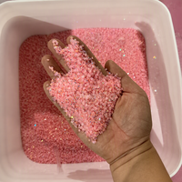 Perles de nail art colorées écologiques à coller, en résine plate, de 2 mm à 6 mm, pour sacs, chaussures et vêtements