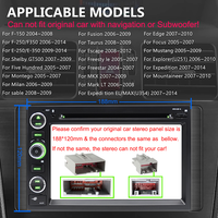 Radio Estéreo para Auto Ford con Reproductor de DVD/CD, Apple CarPlay Inalámbrico y Android Auto Mirror Link