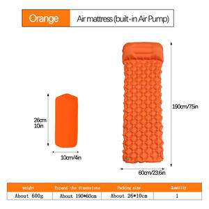 Matelas pneumatique portable tente extérieure randonnée tapis de <span class=keywords><strong>Camping</strong></span> <span class=keywords><strong>gonflable</strong></span> pour une nuit confortable - Product Image 3