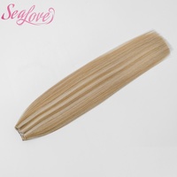 Nouvelles extensions de cheveux Remy Genius sans couture, 100% cheveux humains vierges, style lisse