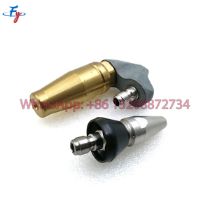 Kit de nettoyage de canalisations FY Jetter Nozzle Pipe Drain Cleaning Root Cutter, nettoyeur haute pression, buse de nettoyage des égouts autopropulsée en laiton 1/4 pouces - Product Image 3