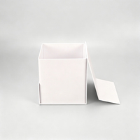 Caja de Regalo de Cartón Plegable con Asa para Velas Aromáticas Rígidas de Lujo de 8 y 10 Onzas con Logotipo Personalizado