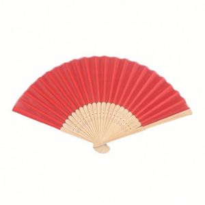 Abanico Plegable de Mano Negro, Tela de Seda Sintética, Estilo Arte Folclórico de Bambú Pintado, Recuerdos para Bodas, Regalos para Baby Shower, Bolsas de Regalo - Product Image 6