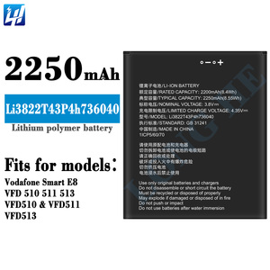 Batteria 3.8V 2250mAh Li3822T43p4h736040 per <span class=keywords><strong>Vodafone</strong></span> <span class=keywords><strong>Smart</strong></span> E8 VFD 510 511 513 VFD510 VFD511 VFD513 - Product Image 2