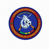 Écusson 3D personnalisé en PVC – Gendarmerie Nationale du Sénégal – Escadron Spécial de la Garde Présidentielle – Badge tactique auto-agrippant