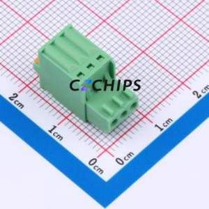 1881338 Plug-in Terminal Block P=2.5mm Connector ( Pitch: 2.5mm )( Color: Green )( Total PIN Count: 3P )( Number of Rows: 1 ) - Product Image 2